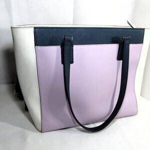 KATE SPADE LARGE LAVENDER CAMERON BAG TOTE "LOTS OF POCKETS" SECRETARY BAG